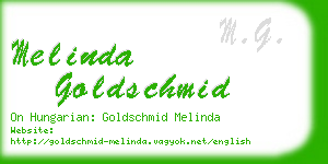 melinda goldschmid business card